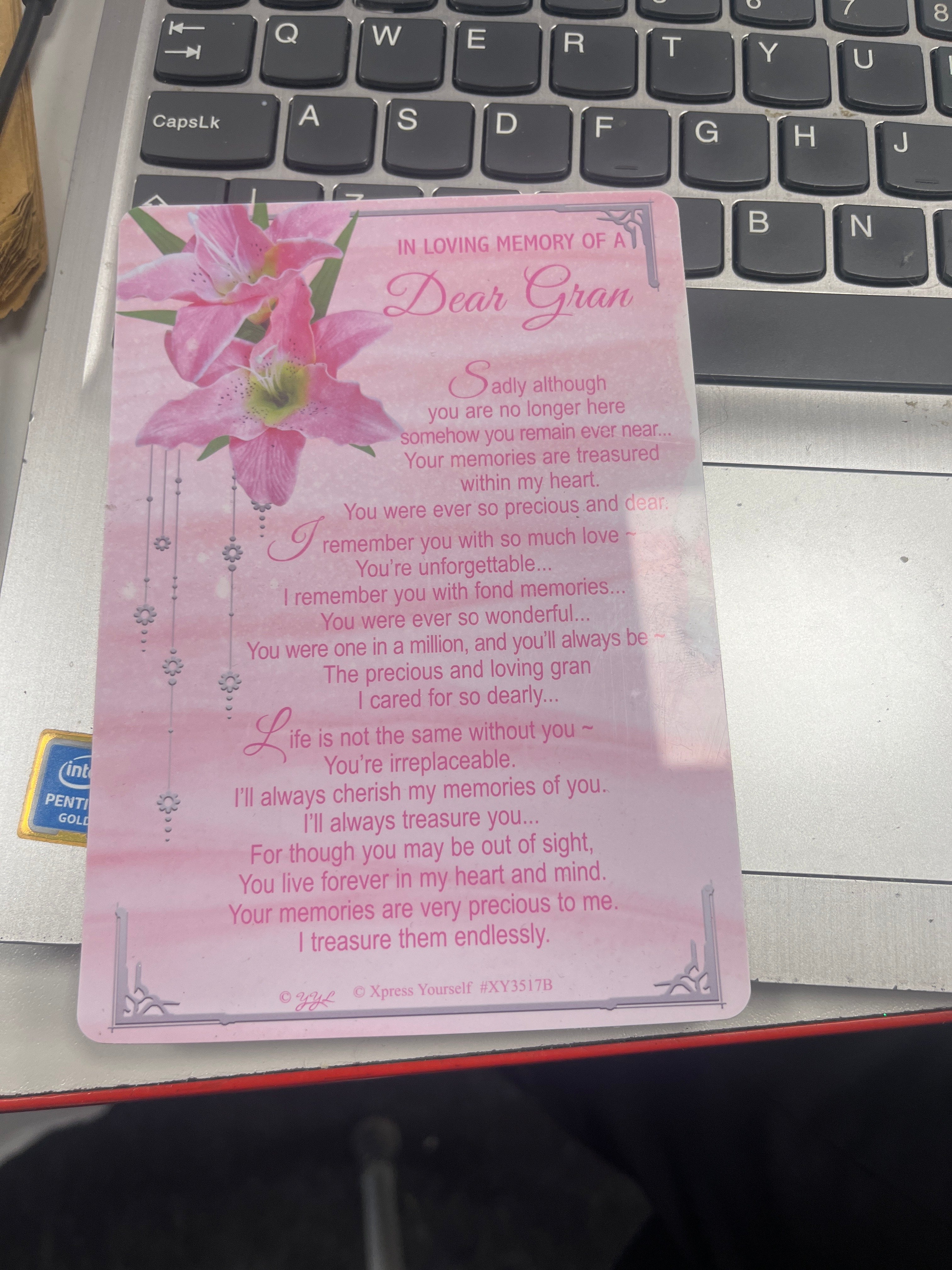 in loving memory amoreal cards