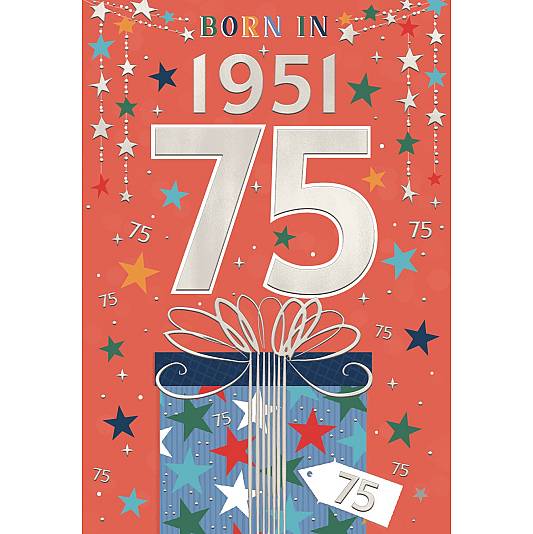 Year you are born birthday card