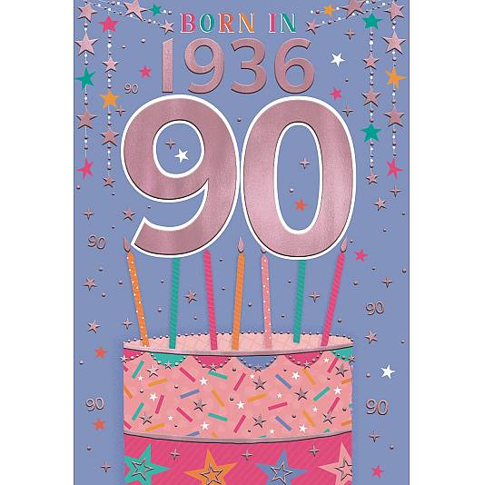 Year you are born birthday card