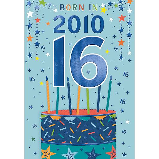 Year you are born birthday card