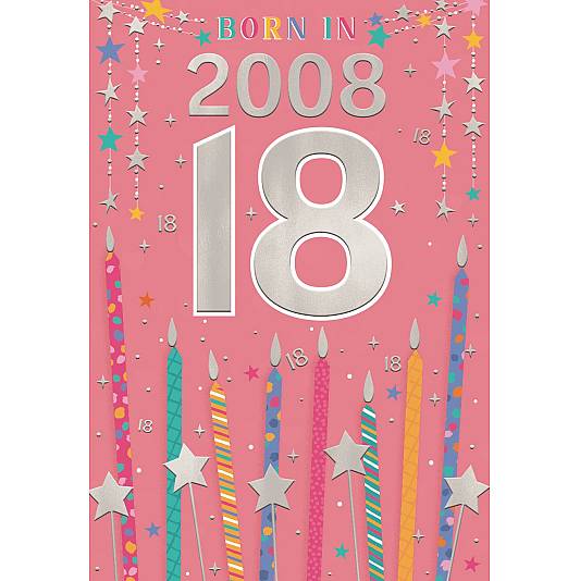 Year you are born birthday card