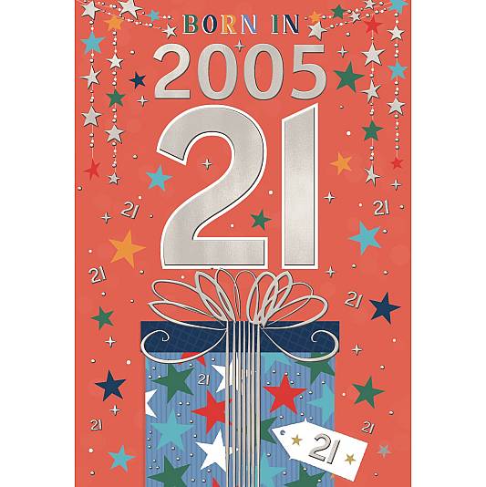 Year you are born birthday card