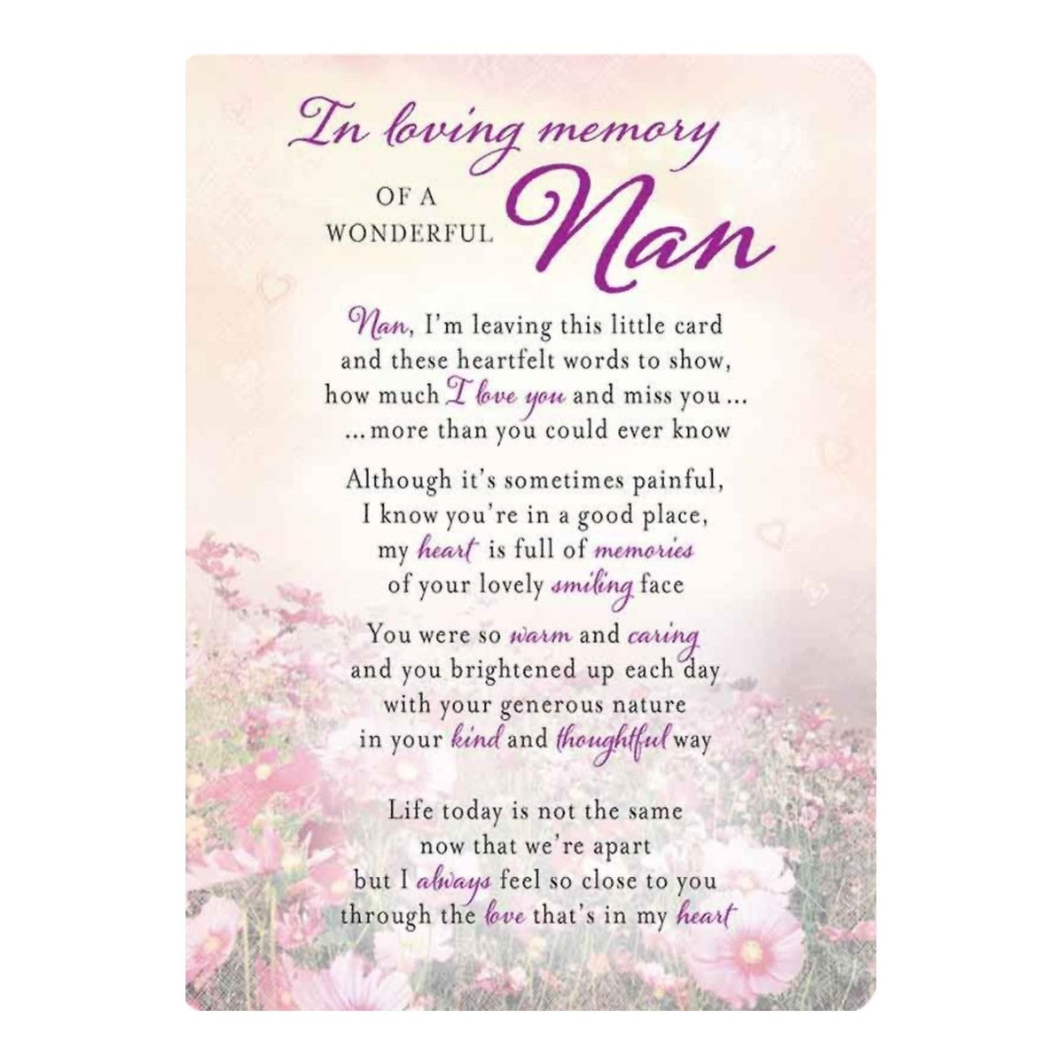 in loving memory amoreal cards